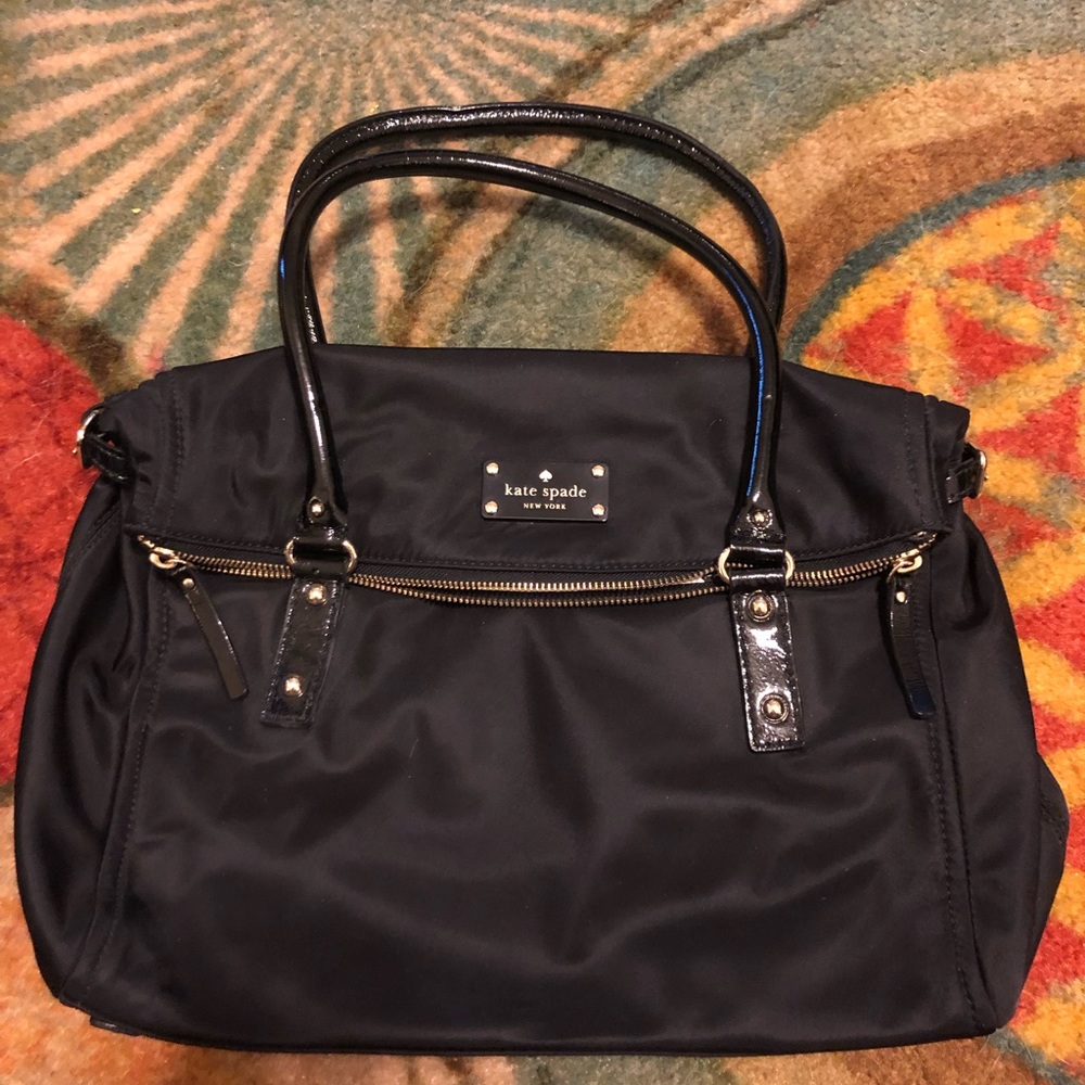 Kate Spade black nylon bag